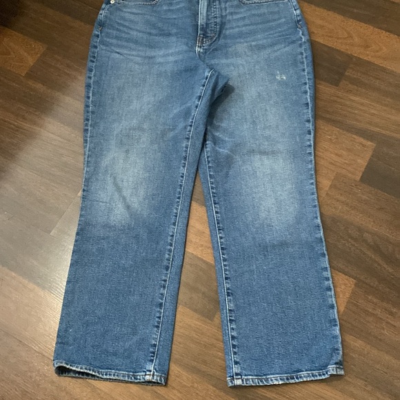 Madewell Slim Demi Boot Cotton Blend Jeans Size 30 - Picture 7 of 14